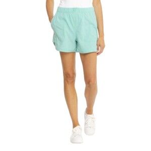 Mountain and Isles Outdoors Women's 4" Green Elastic Waist Active Shorts  Size L